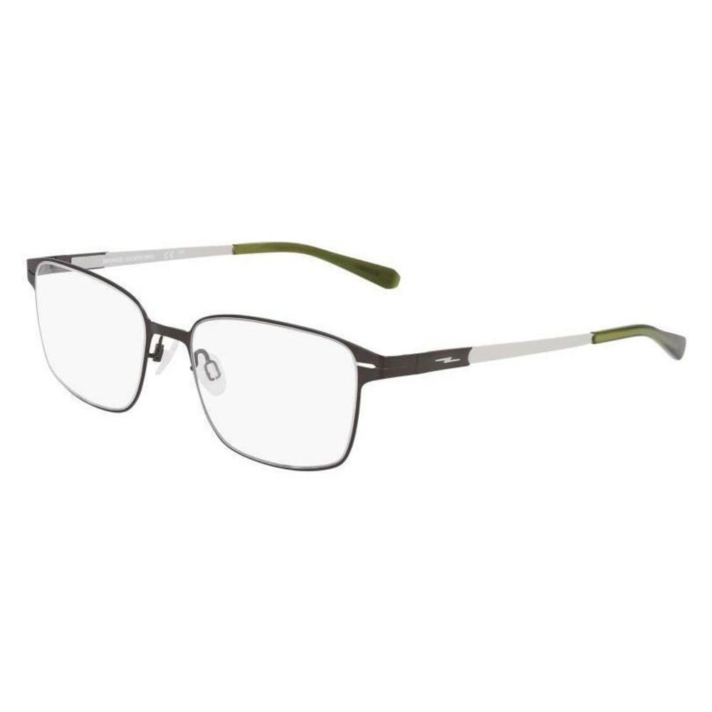 New SHINOLA by Flexon SH-31002 071 Satin Gunmetal & Silver Eyeglasses 52/17/145 - Picture 1 of 4